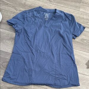 Jaanuu Blue Scrub Top